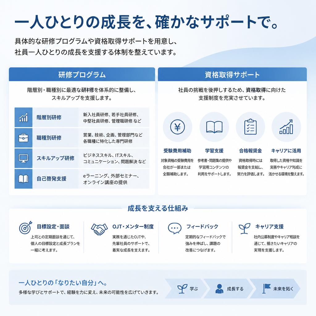 5. キャリアアップの具体的な支援制度